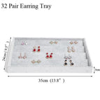 32 pair earring tray