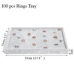 100pcs rings tray