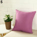 Elegant Solid Color Spandex Pillow Case - Versatile Home Decor Addition
