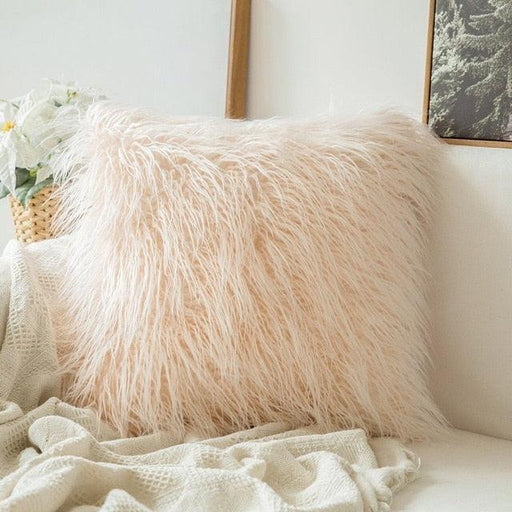 Luxurious Faux Fur Pillow Cover for Elegant Home Styling