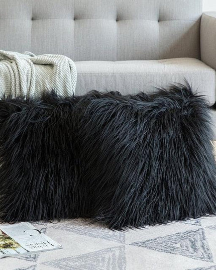 Chic Faux Fur Pillow Cover Collection for Sophisticated Home Aesthetics