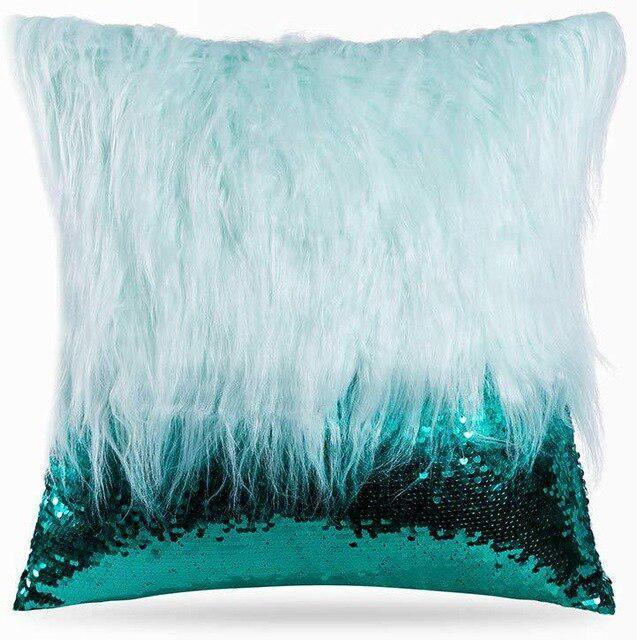 Luxurious Faux Fur Pillow Cover Set for Elegant Home Decor