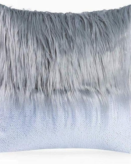 Luxurious Flocked Faux Fur Pillow Covers for a Stylish Home Makeover