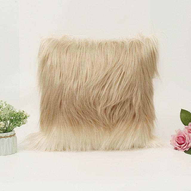 Faux fur Cushion Cover for Home Decor