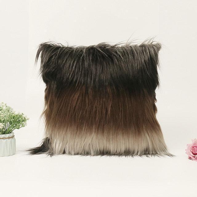 Luxurious Faux Fur Pillow Cover Set for Elegant Home Decor