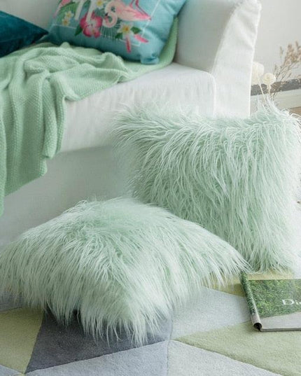 Sophisticated Faux Fur Cushion Cover for Elegant Interior Design