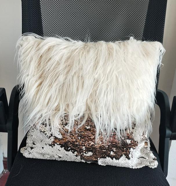 Faux fur Cushion Cover for Home Decor