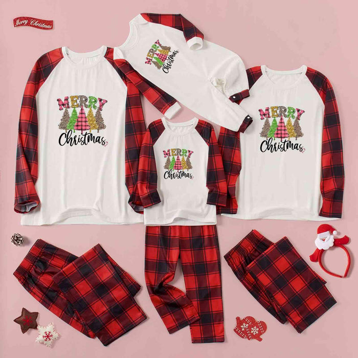 Festive Holiday Cheer Plaid Sleeve Graphic Jumpsuit
