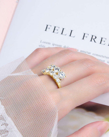 Sustainable Luxury: Lab-Created Diamond & Sterling Silver Ring