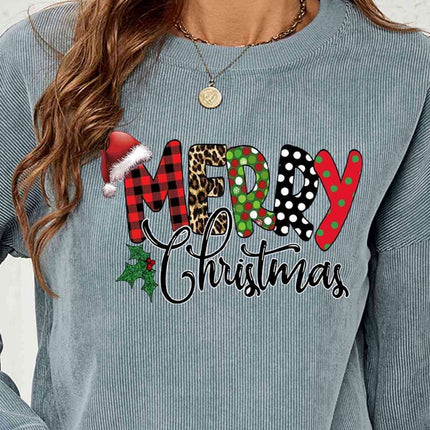Joyful Christmas Vibes Graphic Sweater