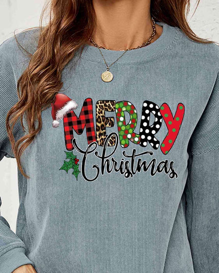 Joyful Christmas Vibes Graphic Sweater