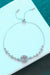 Adored Lab-Diamond Charm Bracelet: Elegant Moissanite Jewelry with Certificate and Warranty