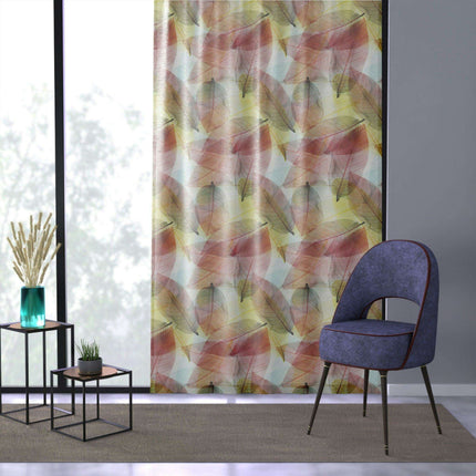Personalized Floral Elegance Polyester Curtains - Transform Your Space