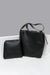 Chic Duo of Synthetic Leather Carry-All Bags
