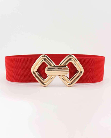 Sleek Elastic Geometric Belt Collection - Perfect for Any Occasion
