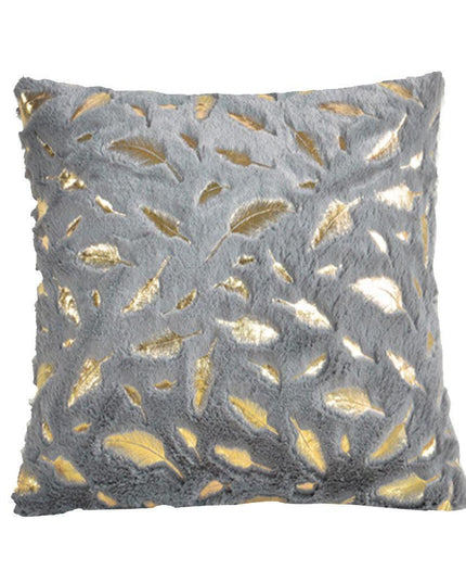 Chic Feather Motif Throw Pillow Cover for Stylish Home and Office Decor