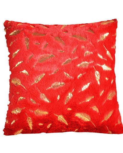 Chic Feather Motif Throw Pillow Cover for Stylish Home and Office Decor