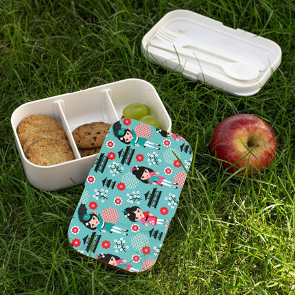 Personalized Sustainable Wooden Bento Lunch Box Set - Elegant Meal Organizer