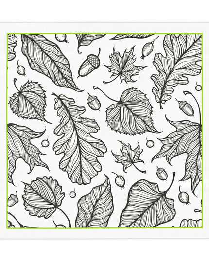 Autumn Elegance Square Tablecloth by Maison d'Elite: A Chic Upgrade for Your Dining Area