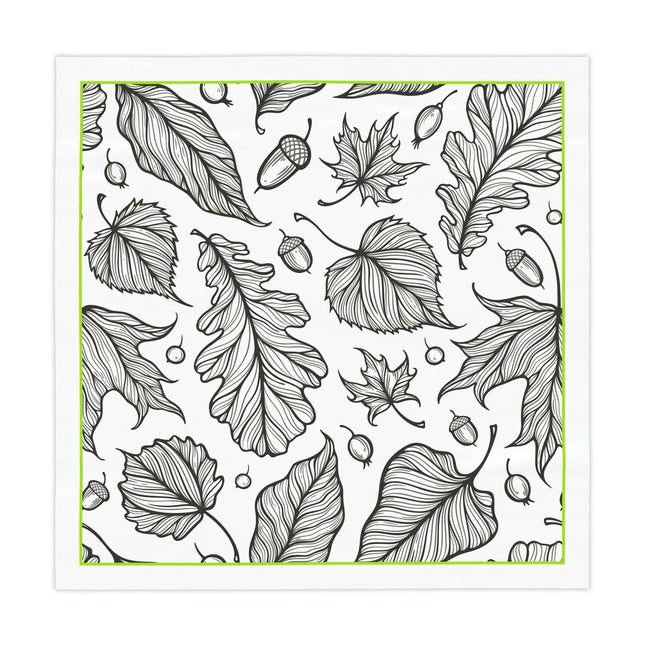 Autumn Elegance Square Tablecloth by Maison d'Elite: A Chic Upgrade for Your Dining Area