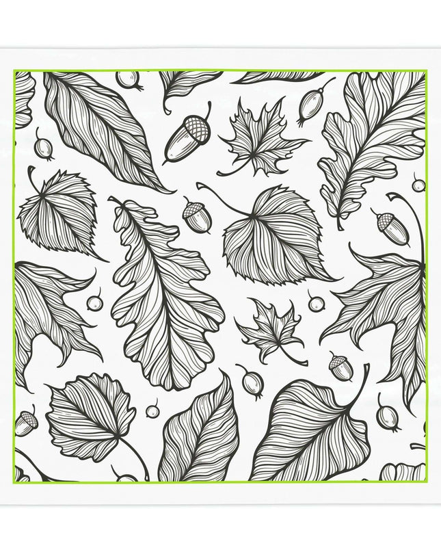 Autumn Elegance Square Tablecloth by Maison d'Elite: A Chic Upgrade for Your Dining Area