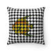 Fish and Houndstooth Decorative Cushion Cover
