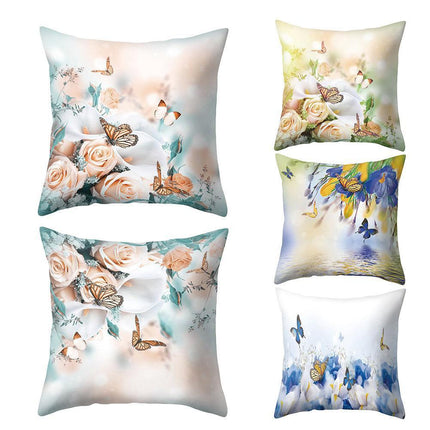 Botanical Butterfly Cushion Cover: Infuse Your Home with Nature's Charm