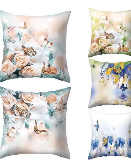 Botanical Butterfly Cushion Cover: Infuse Your Home with Nature's Charm