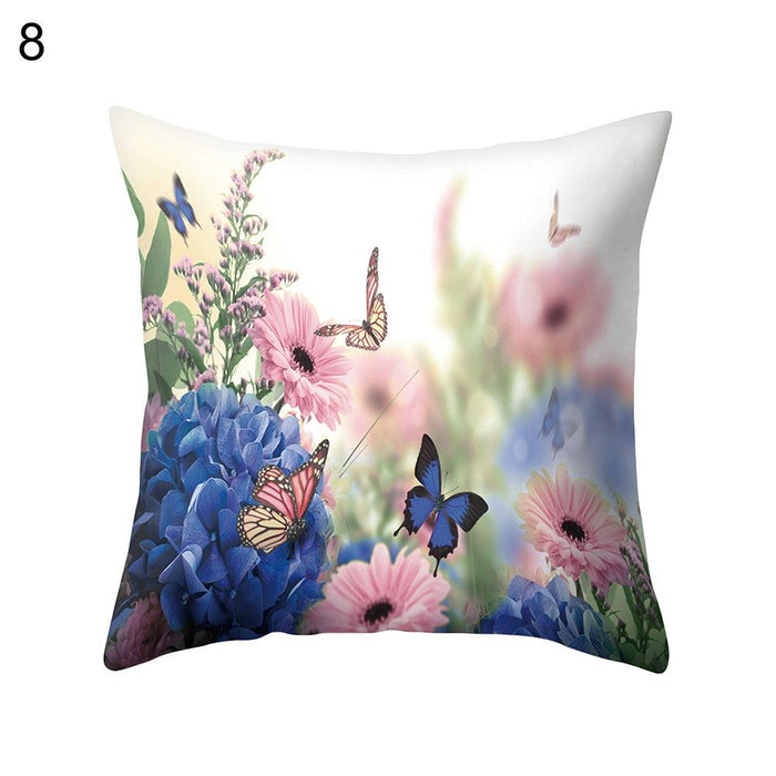 Elevate Your Space with a Floral Butterfly Pillow Cover for Home and Office