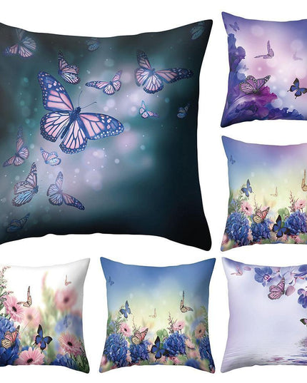 Botanical Butterfly Cushion Cover: Infuse Your Home with Nature's Charm