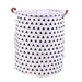 Foldable Cotton and Linen Laundry Hamper: Eco-Chic Storage Essential