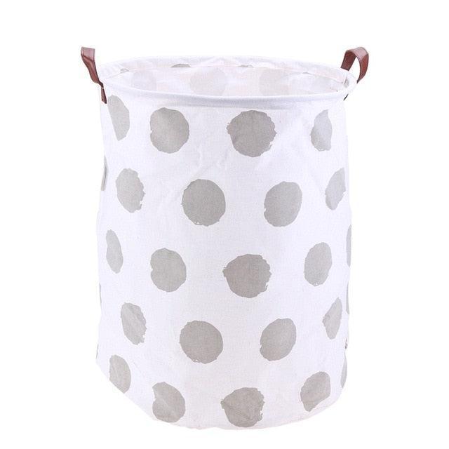 Laundry Storage Solution: Foldable Basket for Organizing Clothes and Toys