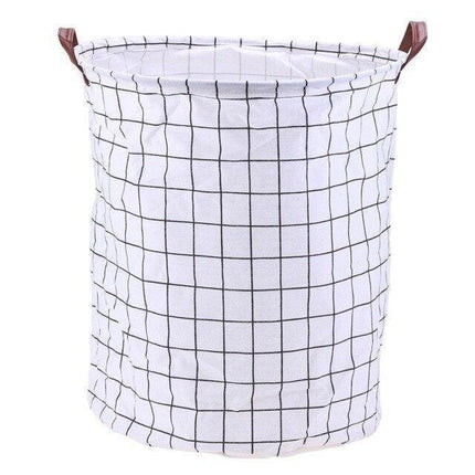 Eco-Friendly Elegant Linen Laundry Basket: Stylish Storage Solution for Every Home