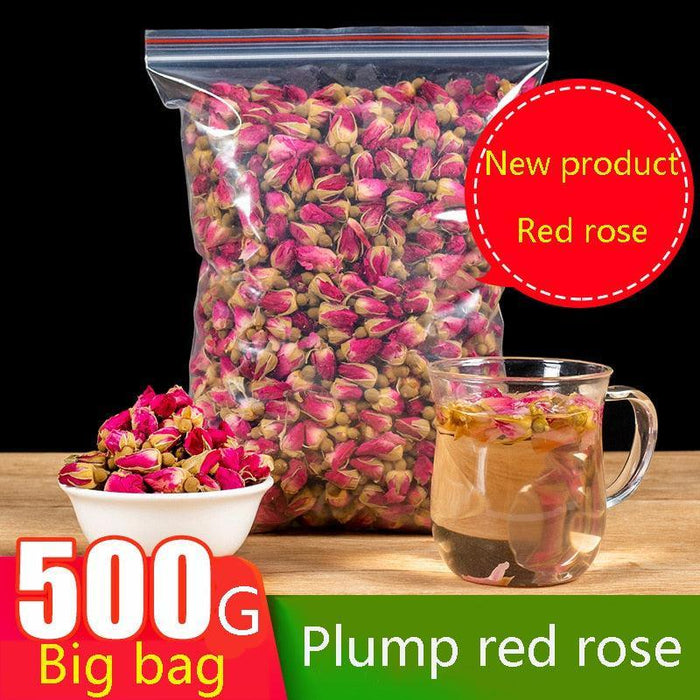 Organic Dried Rose Buds & Petals for Fragrant Tea Blends and Herbal Body Care