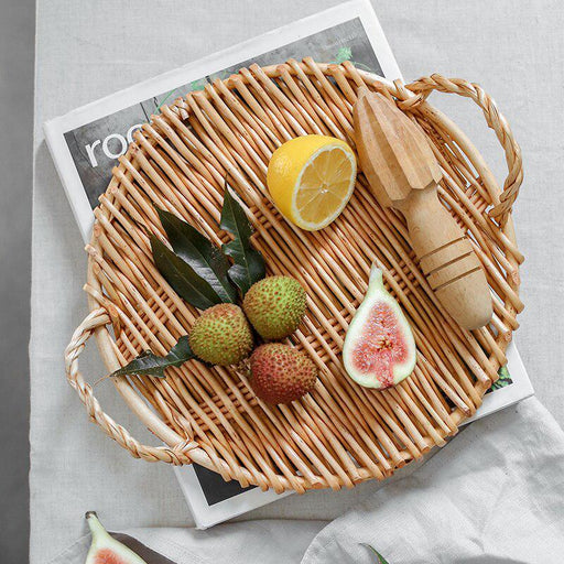 Fruits Plate Eco Natural Desserts/Bread Trays - Très Elite