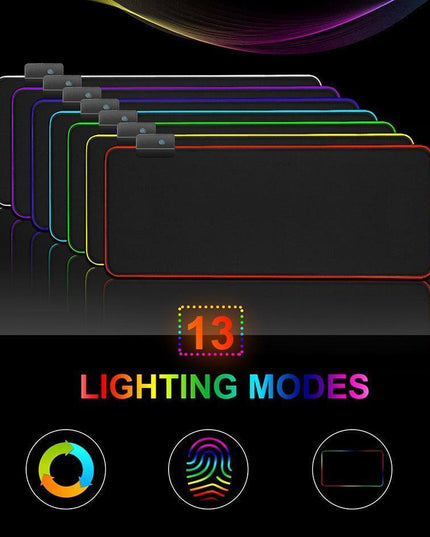 Radiation-Shielded Extra-Large LED Gaming Mousepad - Available Now with 0.55kg Weight