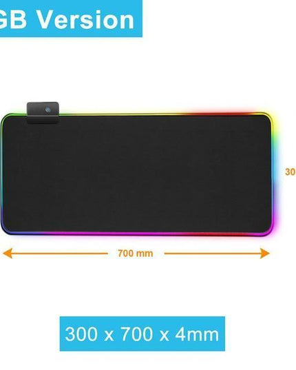 Radiation-Shielded Extra-Large LED Gaming Mousepad - Available Now with 0.55kg Weight