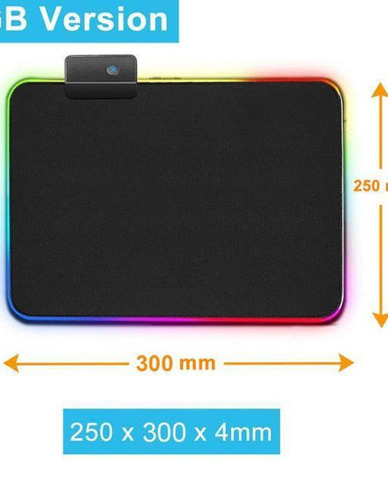 Radiation-Shielded Extra-Large LED Gaming Mousepad - Available Now with 0.55kg Weight