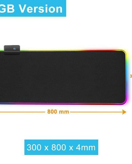 Radiation-Shielded Extra-Large LED Gaming Mousepad - Available Now with 0.55kg Weight