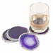 Elegant Natural Agate Stone Coasters by Gems Crafts