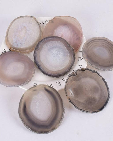 Exquisite Agate Stone Coaster Collection: Elevate Your Home Decor with Natural Elegance