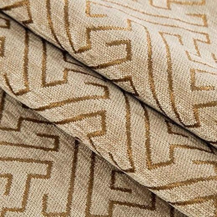 Chic Geometric Jacquard Chenille Curtains for Elegant Privacy Enhancement