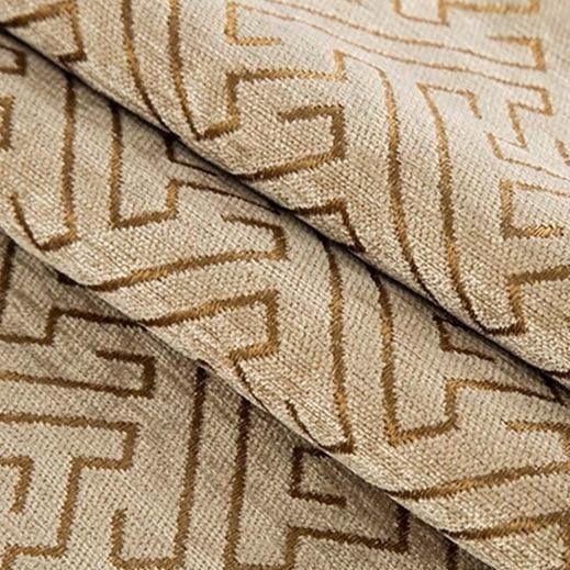Chic Geometric Jacquard Chenille Drapes for Sophisticated Privacy