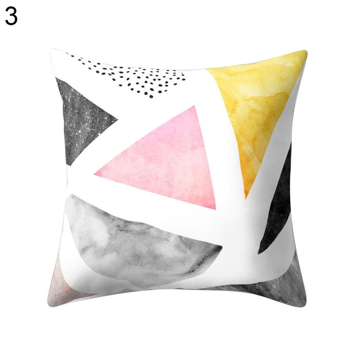 Modern Geometric Pattern Square Throw Pillow Cover for Stylish Home Decor