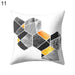 Modern Geometric Pattern Square Throw Pillow Cover for Stylish Home Decor
