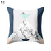 Modern Square Geometric Throw Pillow Case for Contemporary Home Styling