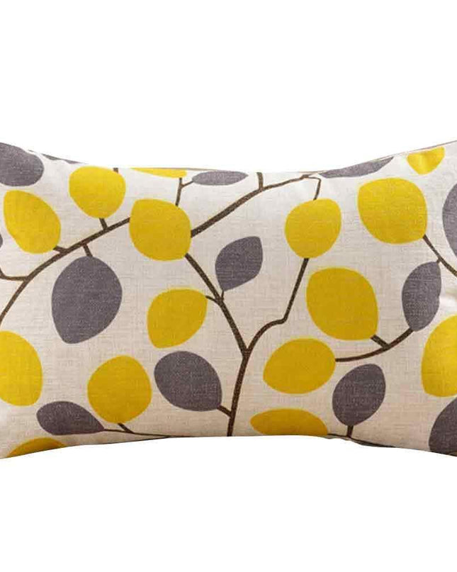 Contemporary Geometric Linen Cotton Cushion Cover for Stylish Home Decoration - Rectangular Shape (30cm x 50cm)