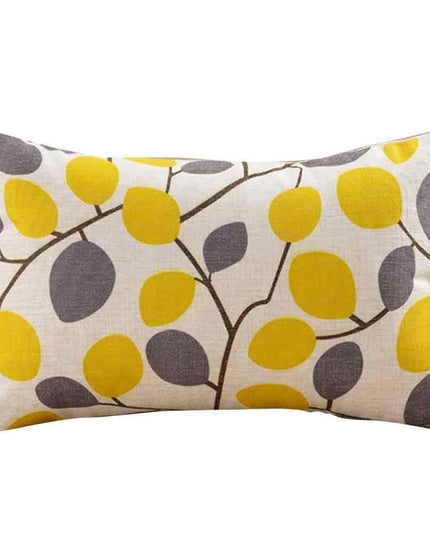 Contemporary Geometric Linen Cotton Cushion Cover for Stylish Home Decoration - Rectangular Shape (30cm x 50cm)