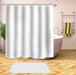 Geometric Pattern Waterproof Shower Curtain Set with Hooks