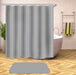 Elegant Geometric Patterned Shower Curtain Set with Hooks and Water Repellent Coating